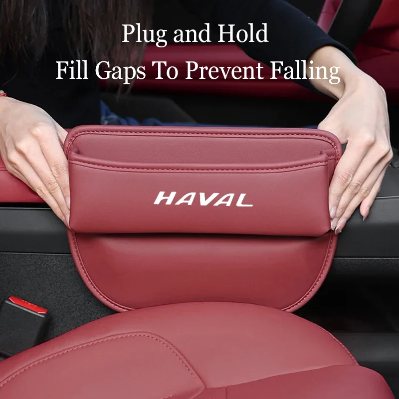 Car Seat Crevice Storage Box Bag Multifunctional Accessories For Haval Jolion H6 F7 H9 H2 F7X F7H Car Accessories