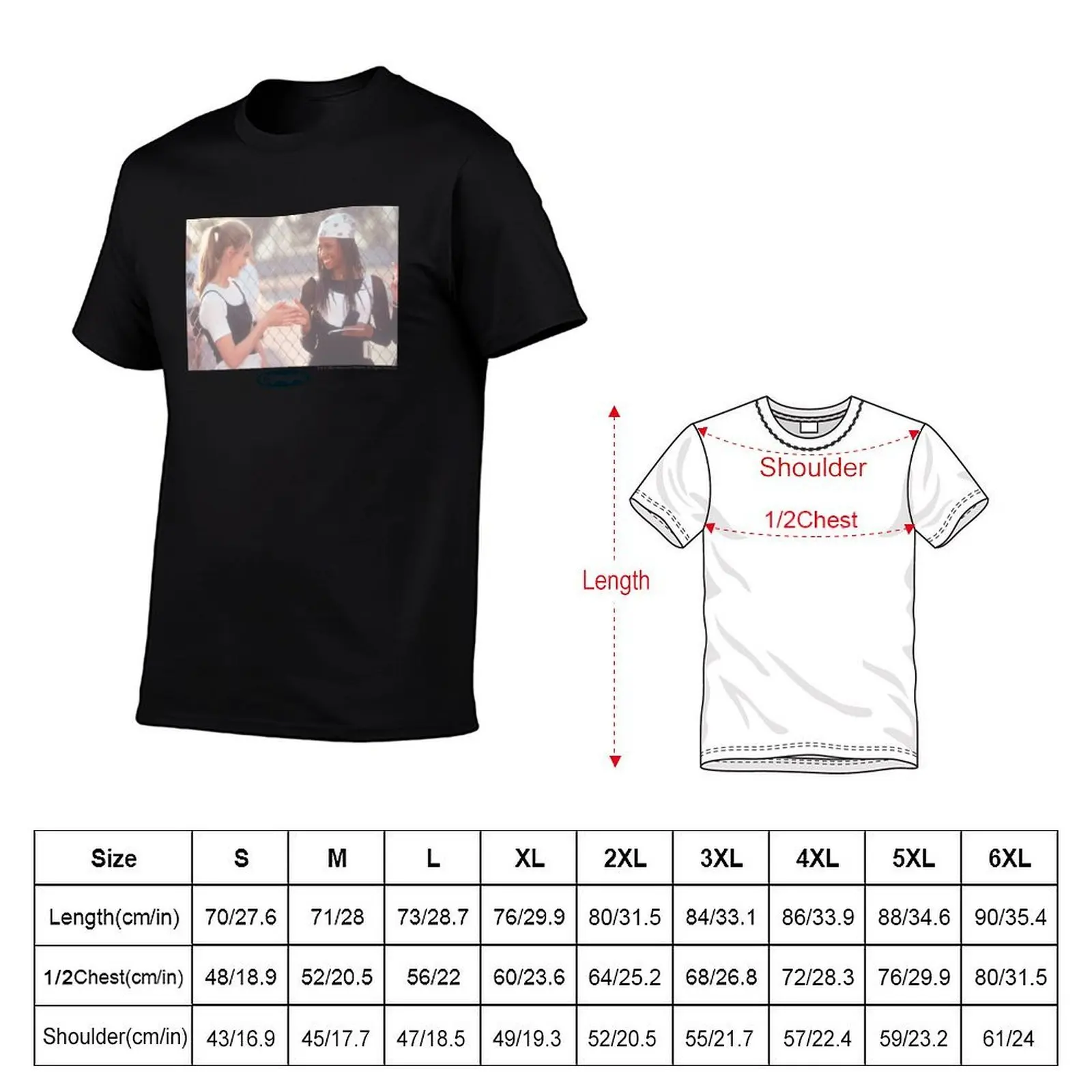 Clueless Cher & Dionne Movie Frame Photo T-Shirt Luxury man graphic shirts sweat shirts, men