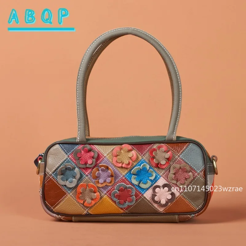 ABQP Neue frauen Schulter Tasche Blume Form Mode frauen Handtasche Große Kapazität Persönlichkeit Casual frauen Tasche Hohe qualität