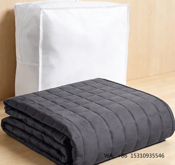 2026 Hot Sale Wholesale 15lbs Weighted Blanket for Adults Glass Beads 48*72 Inches All Sea