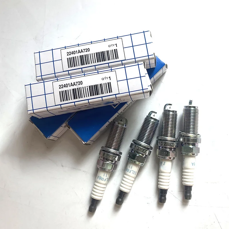 New Genuine 4PCS Spark Plugs 22401AA720 For Subaru Impreza WRX STi Forester