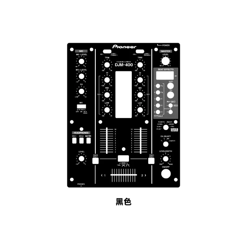 Pioneer DJM-400 Mixer Custom Skin Decal - Colorful Vinyl Stickers (Not Mixer Units) (Characters: 82)