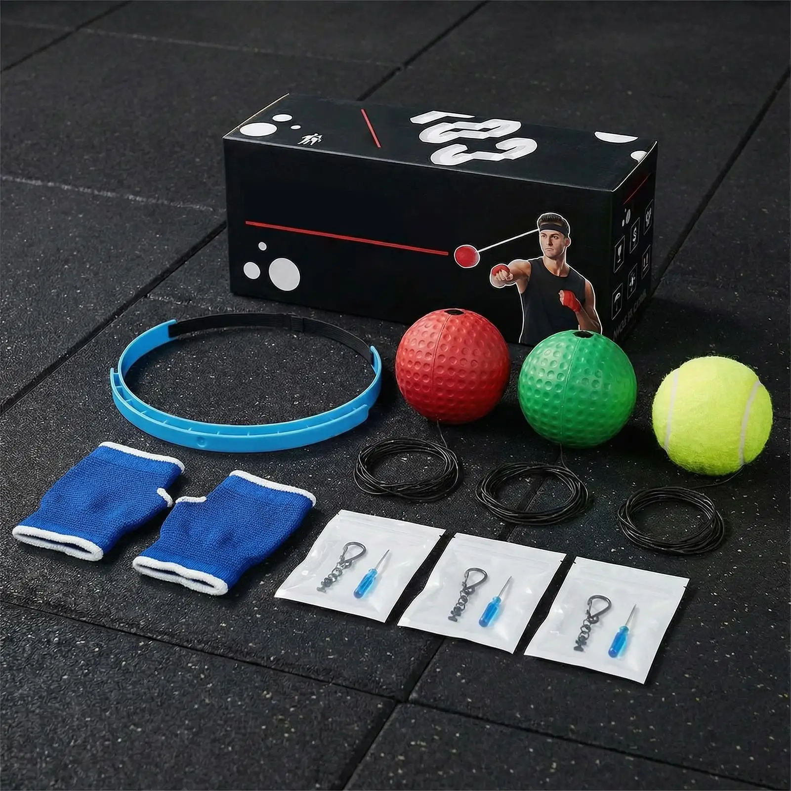 الملاكمة منعكس الكرة اللكم رد الفعل اللياقة البدنية الملاكمة التدريب الكرة عقال لعشاق الرياضة الرجال النساء المبتدئين المراهقين