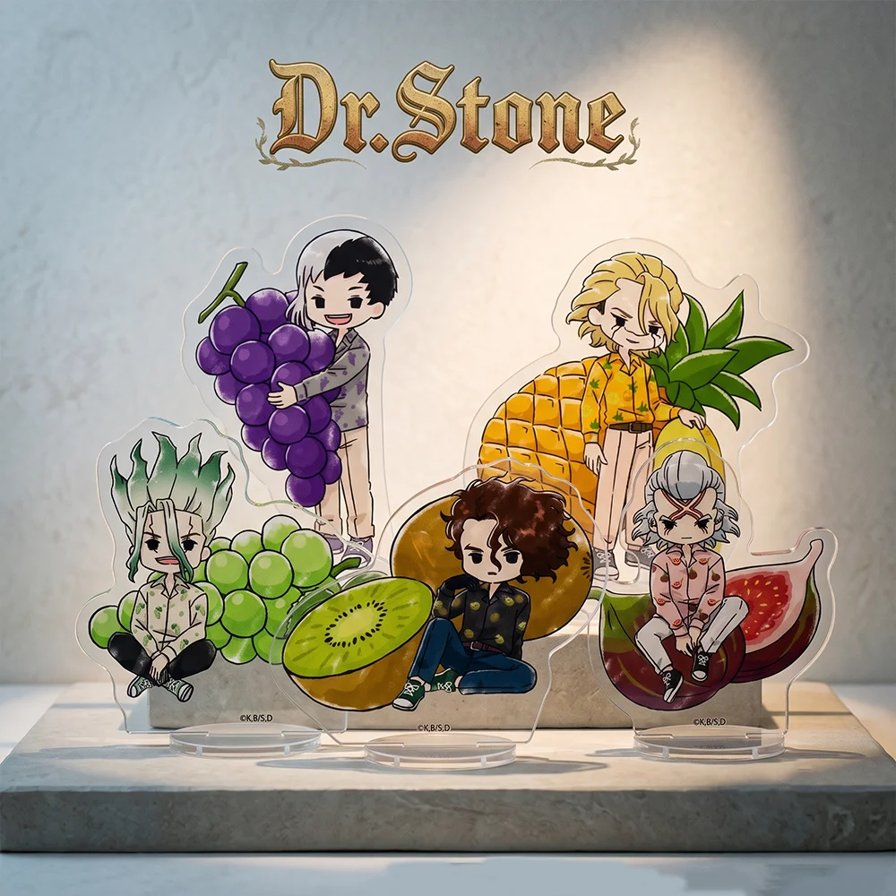 Dr. Stone Fruits RPG Ver 10CM Double Sided Acrylic Stand Keychain 2026 New Anime Stand Senku Xeno Stanley Daily Table Decor