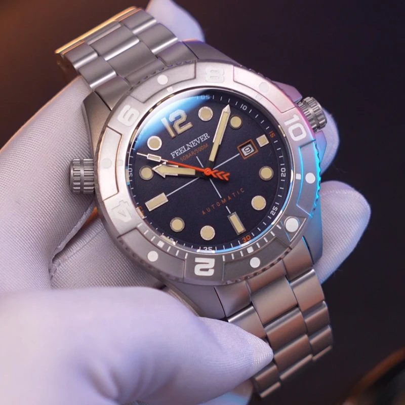 FEELNEVER Professional Automatic Watches Men LIGE Military Dive Luxury Men Watch Waterproof Luminous Mechanical Wristwatch Reloj