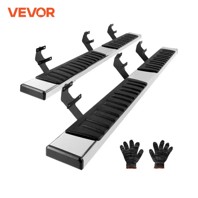 VEVOR Running Boards 2015-2023FordF150/2009-2018Dodge Ram1500/2019-2023Chevy Silverado/2007-2018Chevy Silverado Duty Crew Cab