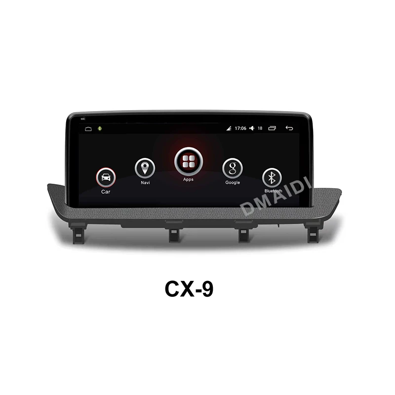 Car Multimedia Player Android 12 GPS Navigation For Mazda CX9 / CX-9 2017 - 2022 CarPlay Auto Radio WiFi 4G Stereo Touch Sceen