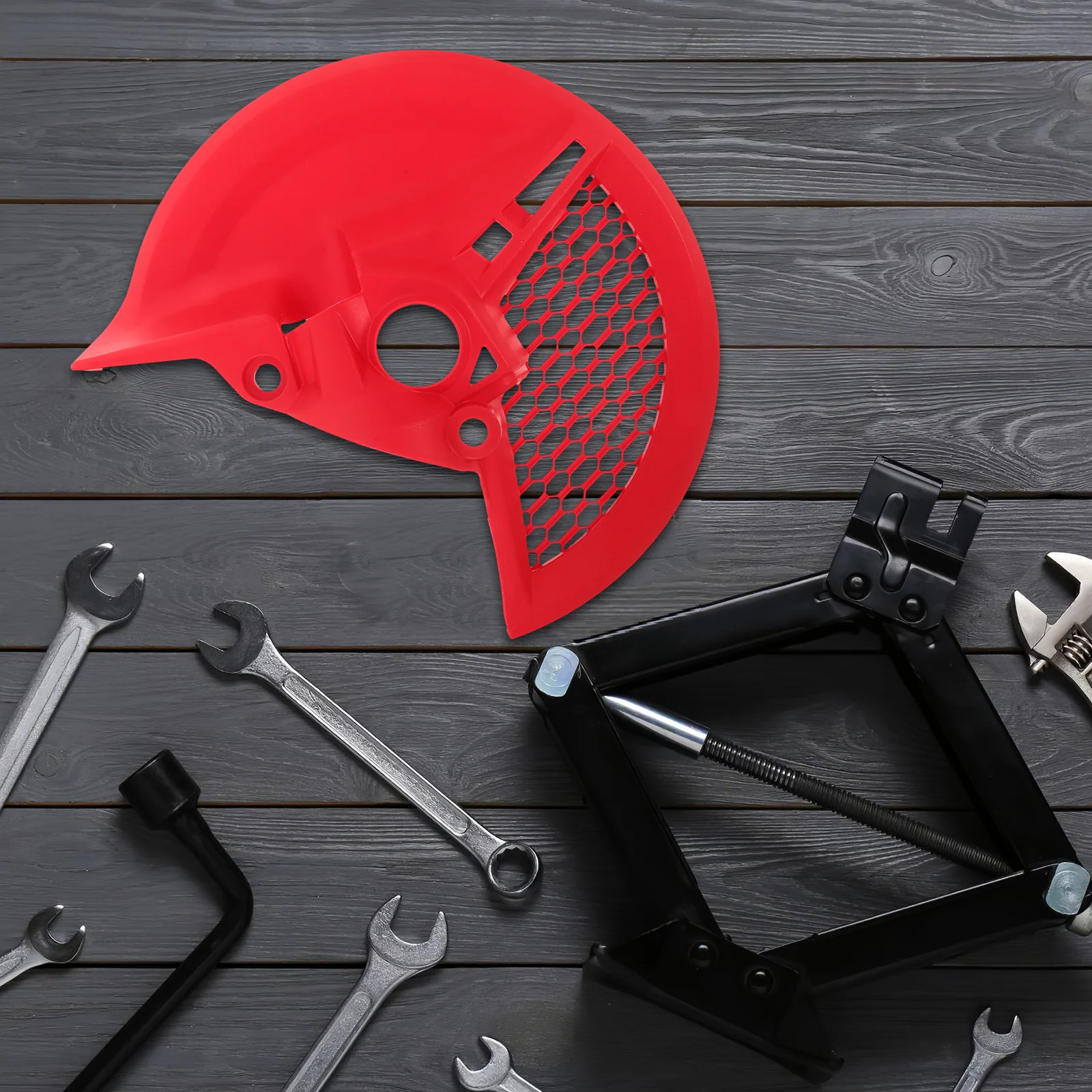 

Front Brake Disc Guard for Motorcycle - Enhanced Protection Brake Rotor Protector - Sleek Modern Design Disc Cover Resists