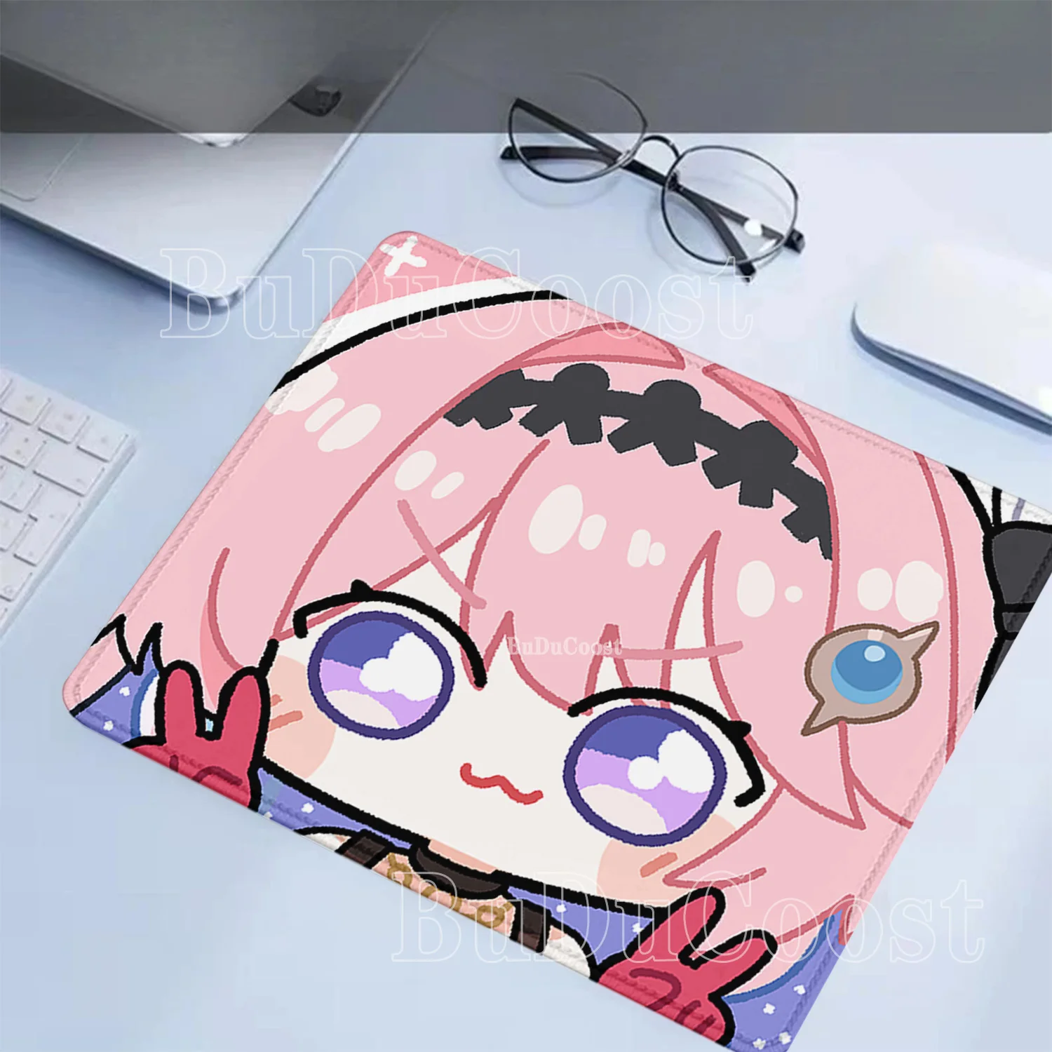 Denia Wuthering Waves Gaming small size Mousepad Kawaii Anime Girl game esports Keyboard Mouse Pad overlock HD printing Desk Mat