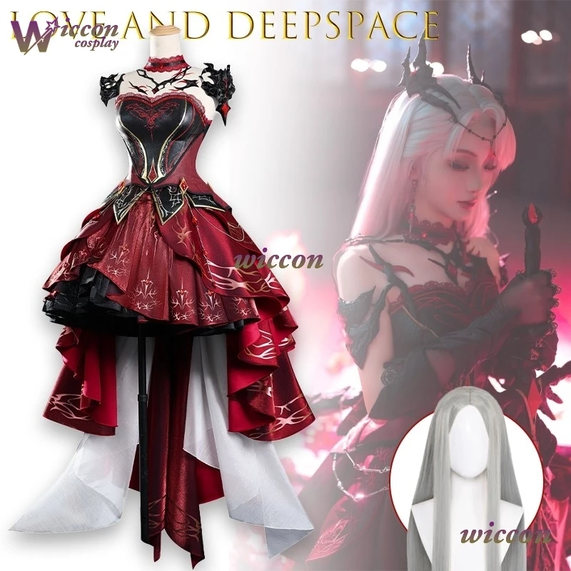 Overmind Player Charakter Cosplay Kostüm Spiel Love And Deepspace Abyss Outfit Komplettes Set Anime Outfit Hochwertiges Party-Outfit