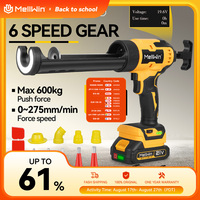 MELLWIN Cordless Electric Glue Gun Glass Glue Caulking Gun Doors & Windows Electric Sewing gland Tool For Makita 18V Battery Pin