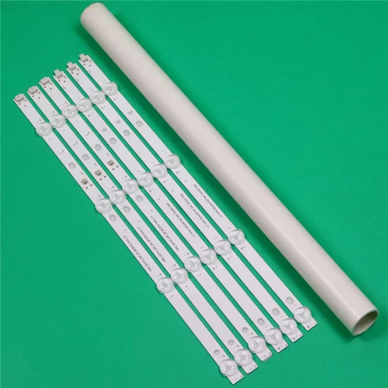 Neue LED-Lampenleisten für Fernseher HRS_SQY43_3X8_2W_MCPCB 12mm_V1 Hintergrundbeleuchtungsstreifen JL.D 43081330 -031BS-M_V01 Matrix Planks Array Bands Tape