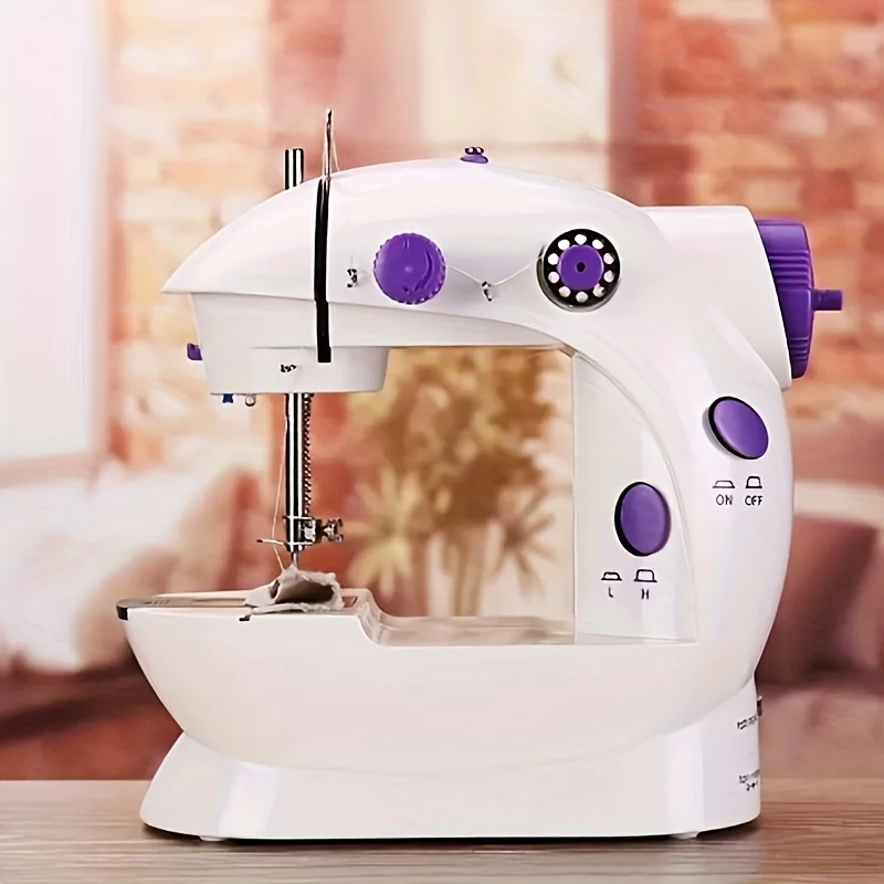 Mini Electric Sewing Machine Plus - Home Sewing Essentials for Beginners - Multifunctional Automatic Lightweight Sewing Machine