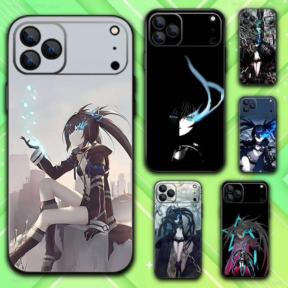 B-Black Rock Cool Shooter Phone Case For iPhone 17,16,15,14,13,12,11,Plus,E,Air,Pro,Max,Mini Black Cover