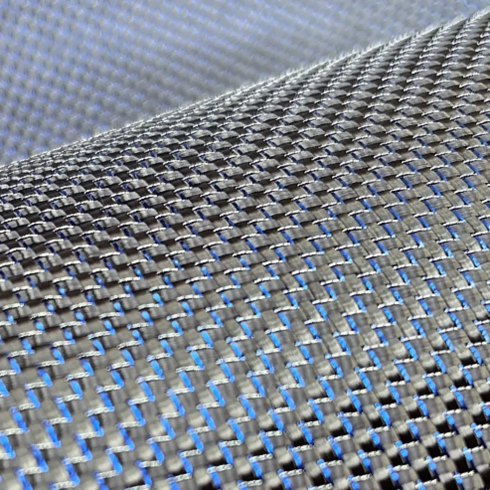 

Baifeng, синяя + серебряная проволока из углеродного волокна 3k, ткань смешанного цвета, гальваническая проволока из углеродного волокна, золотая и серебряная проволока