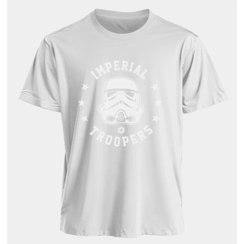 Camiseta americana holgada de manga corta con estampado periférico de Star Wars, Camiseta de algodón de moda para desplazamientos diarios para hombres y mujeres