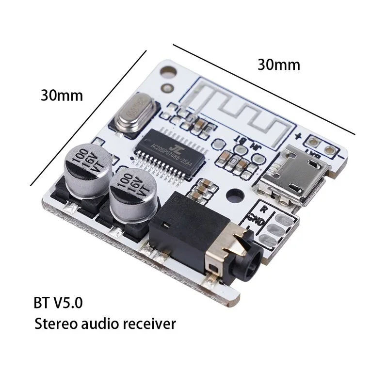 Transmisor receptor compatible con Bluetooth, adaptador auxiliar de Audio estéreo inalámbrico, transmisor para PC, TV y teléfono