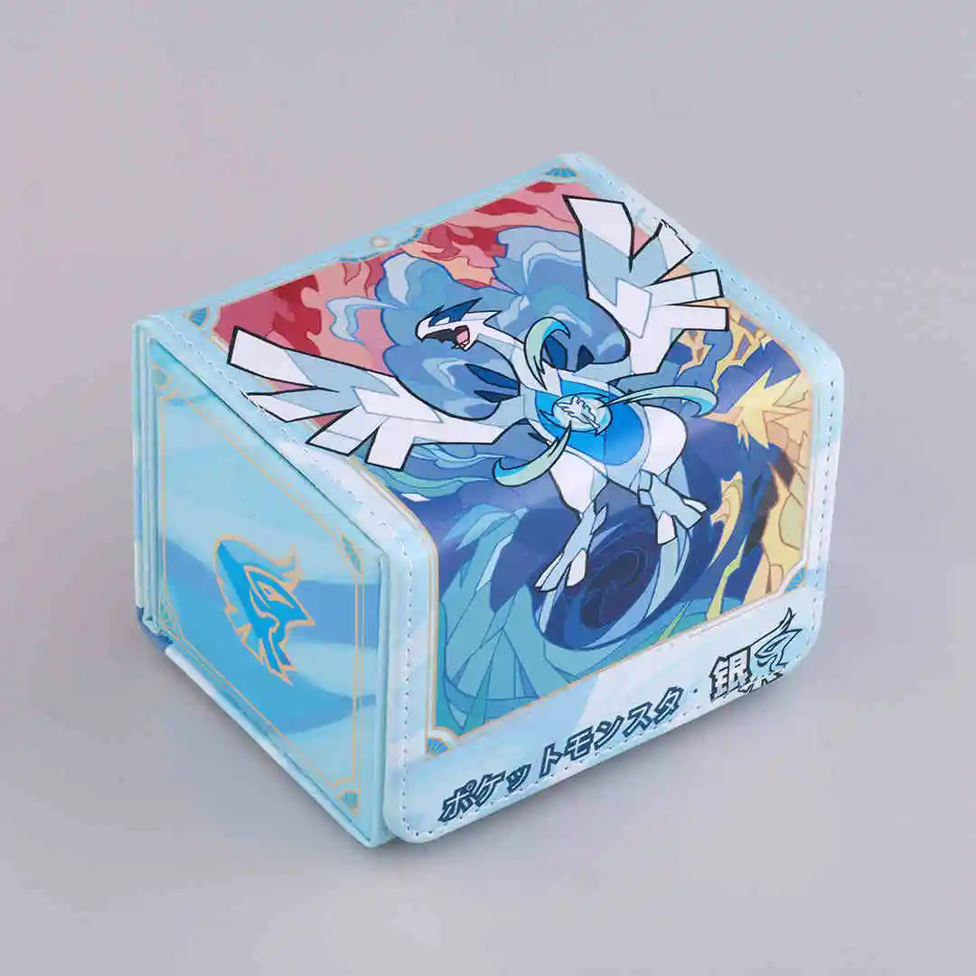 Diy Self Made PTCG Lugia Mew Sammlung Karte Lagerung Box YGO OPCG PTCG Gengar Brettspiel Karte Lagerung Box Anime Karten Geschenk Spielzeug