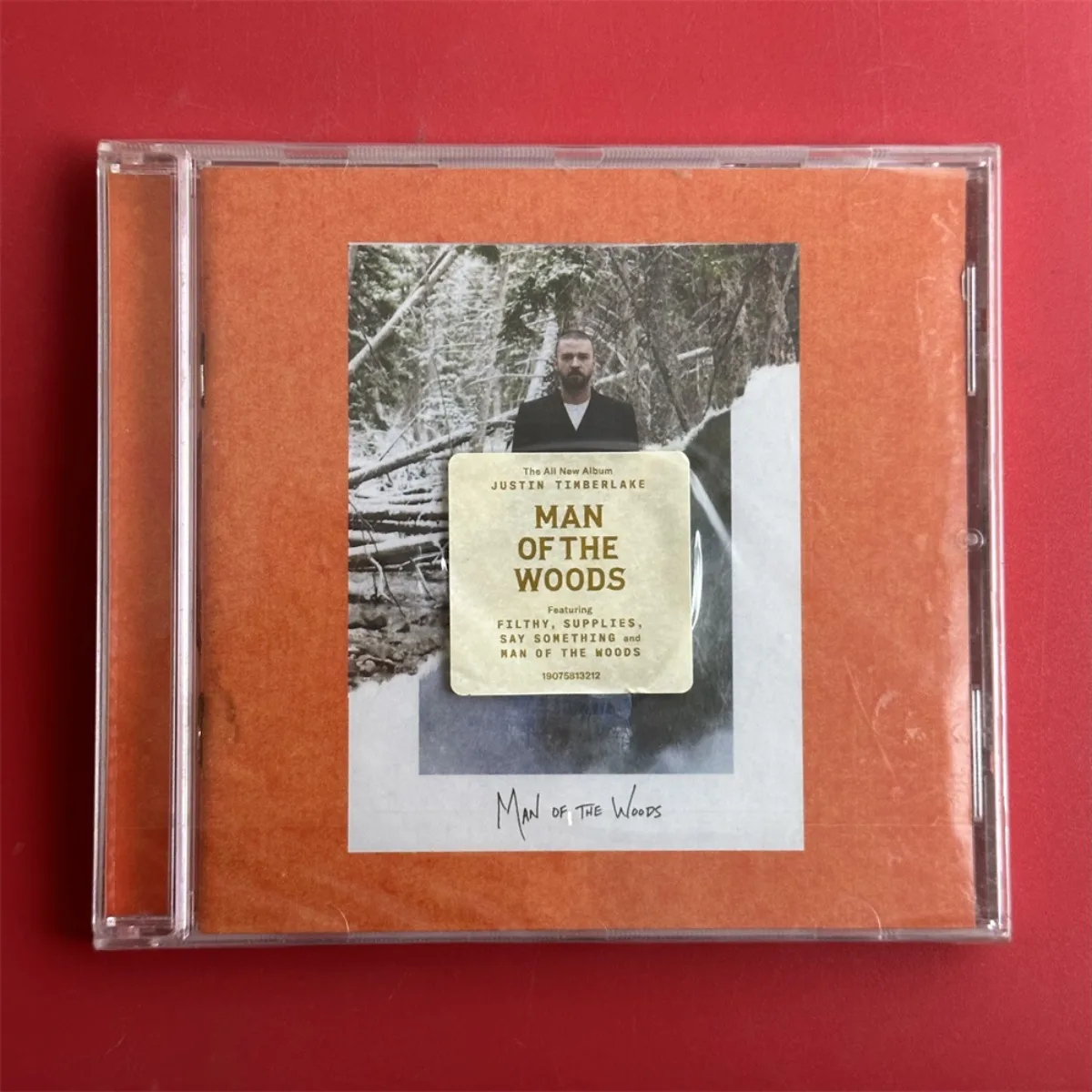 قرص مضغوط لألبوم جاستن تيمبرليك "مان أوف ذا وودز" (إصدار الاتحاد الأوروبي) - قرص موسيقى البوب والانصهار الشعبي لمحبي جاستن تيمبرليك #1