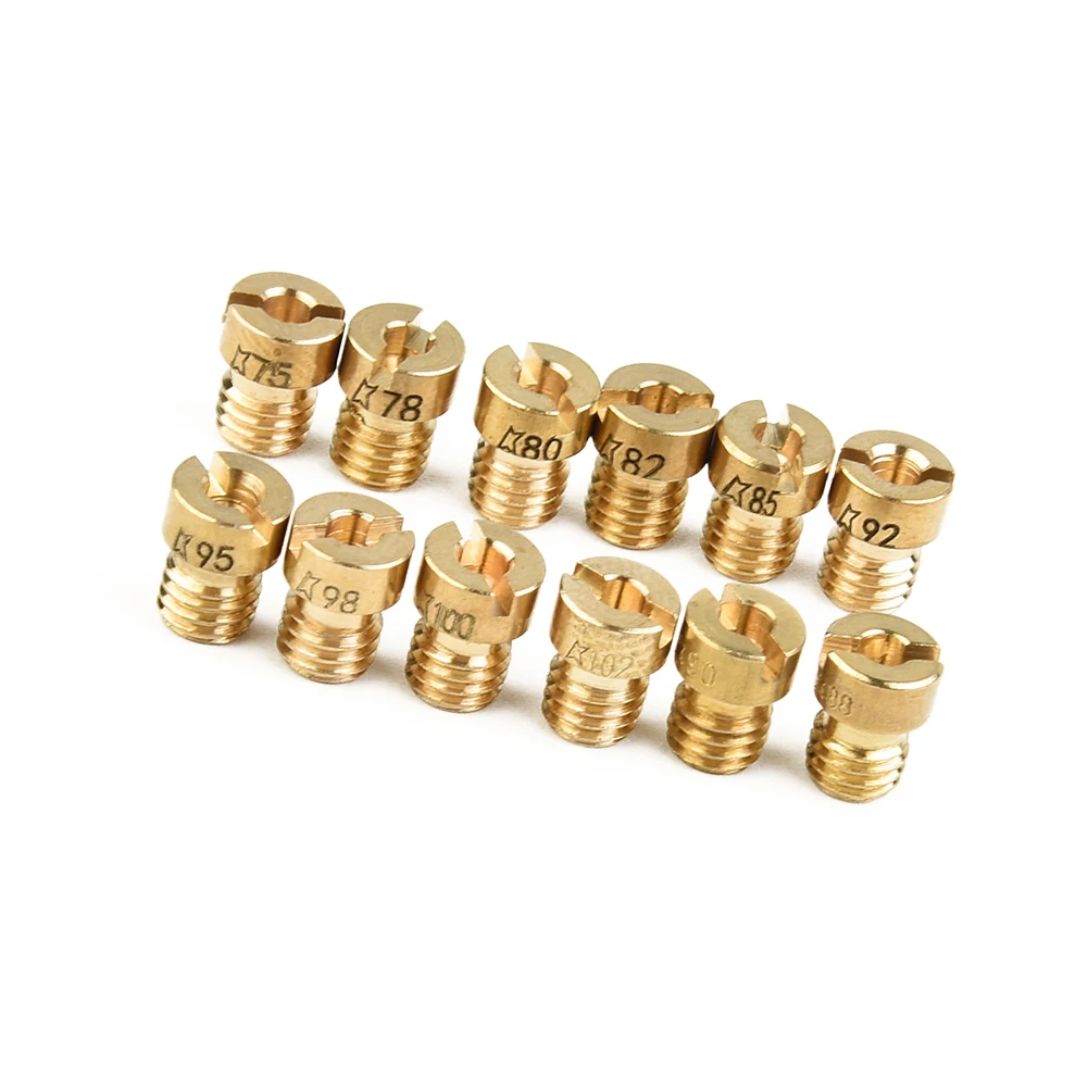 #75 - #102 Carburetor Main Jet 12Pcs Carb For PHBG AD/DS Jets Kit Racing Carburetor Long for service Life #75 -