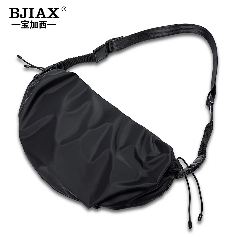 BJIAX Men Shoulder Bag Dumpling Bag Senior Sense Men Crossbody Sports Bag New Men Leisure Bag Large Capacity Shoulder Bag