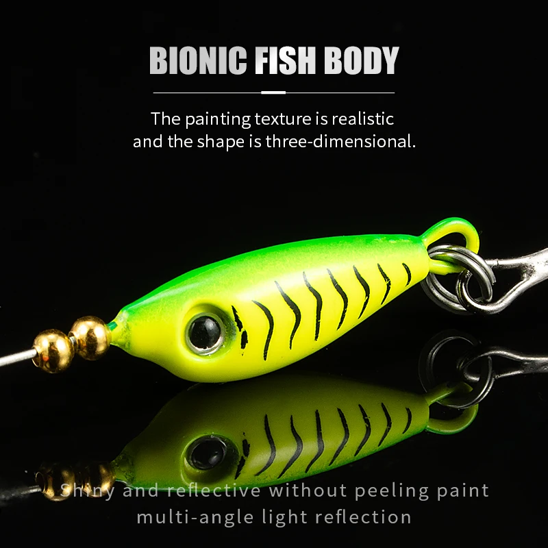 LUSHAZER سبينر ملعقة معدنية الصيد إغراء غرق 75 مللي متر 9 جرام الصيد الطعم لسمك السلمون المرقط باس الدورية الترتر إغراء #4