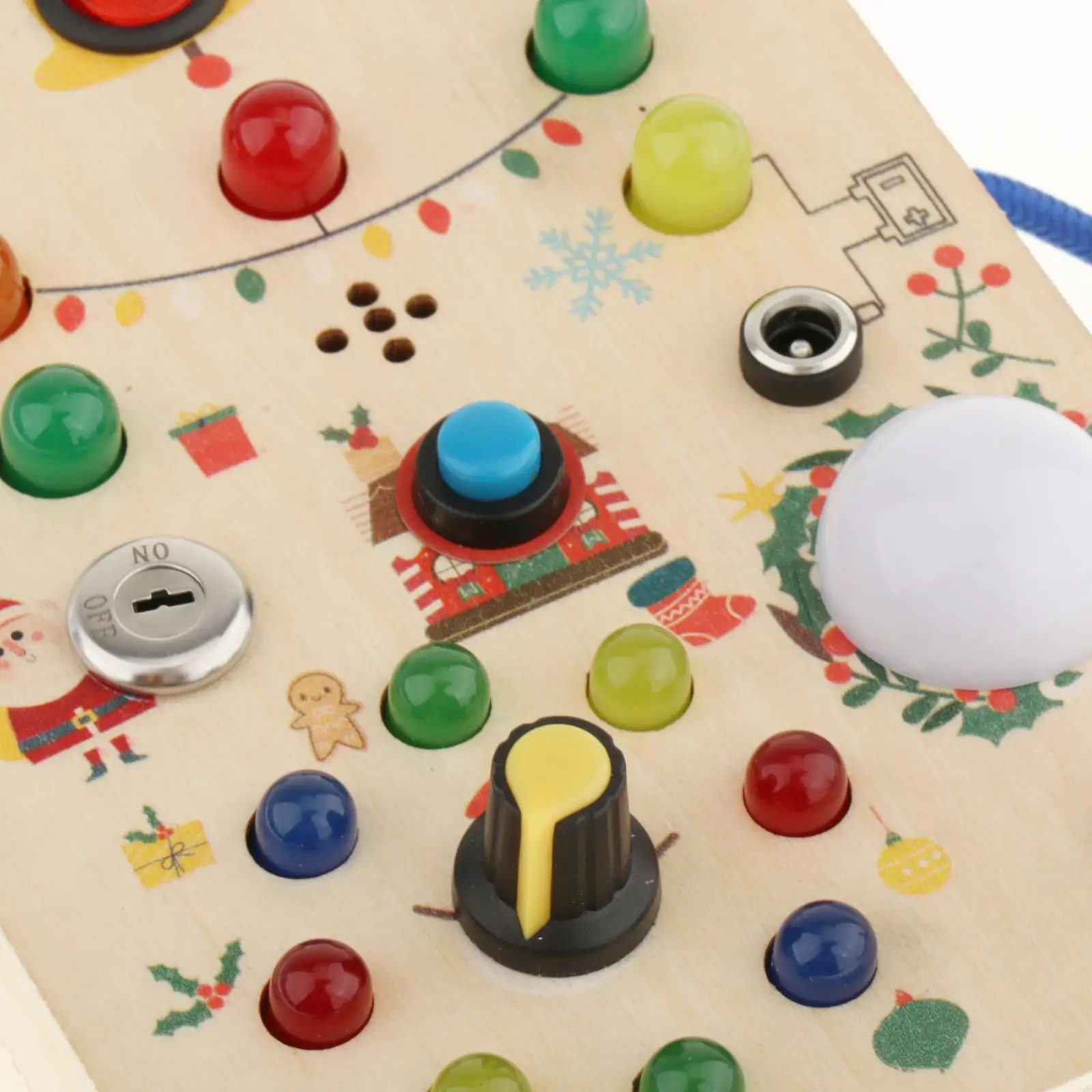 LED Busy Board Świąteczne zabawki podróżne dla przedszkolaków