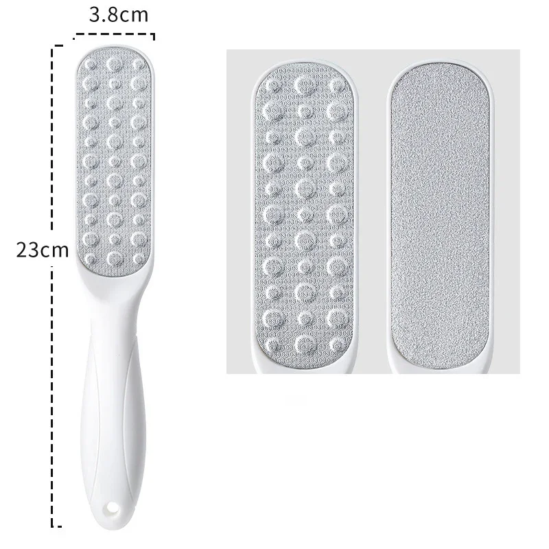 1pc Stainless Steel Foot File Double-Sided Foot Rasp Callus Remover Professional Pedicure Tools Foot Scrubber Dead Skin Remover