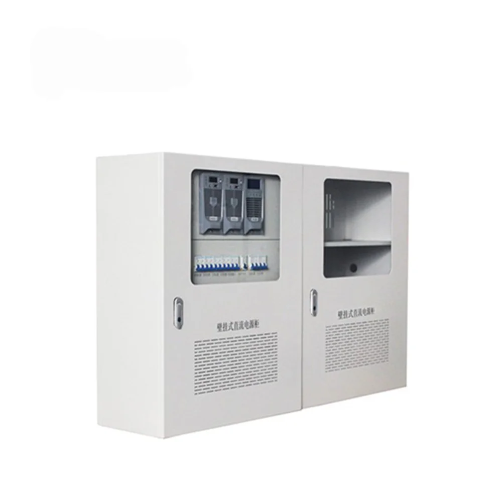 Wall-mounted DC Power Supply System Electric Panel Box Assembly Electrical Power Distribution Cabinet