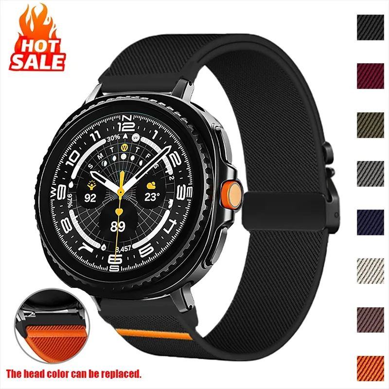 Riemen für Samsung Galaxy Watch Ultra2025/8/8 Classic 46mm 47mm 44mm 40mm Fallschirm Sport Correa Armband Galaxy Watch8 Band