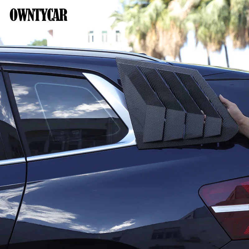 

For BMW X3 G45 2025+ ABS Carbon fiber/Black Car Rear Window Triangle Exterior Shutter Deflector Decoration Modified Accessrories