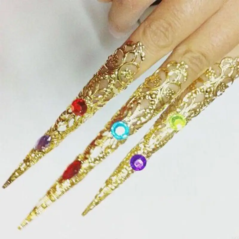 62cc CCC Fingertip Nails Rings Decors Dings Knuckles Protectores