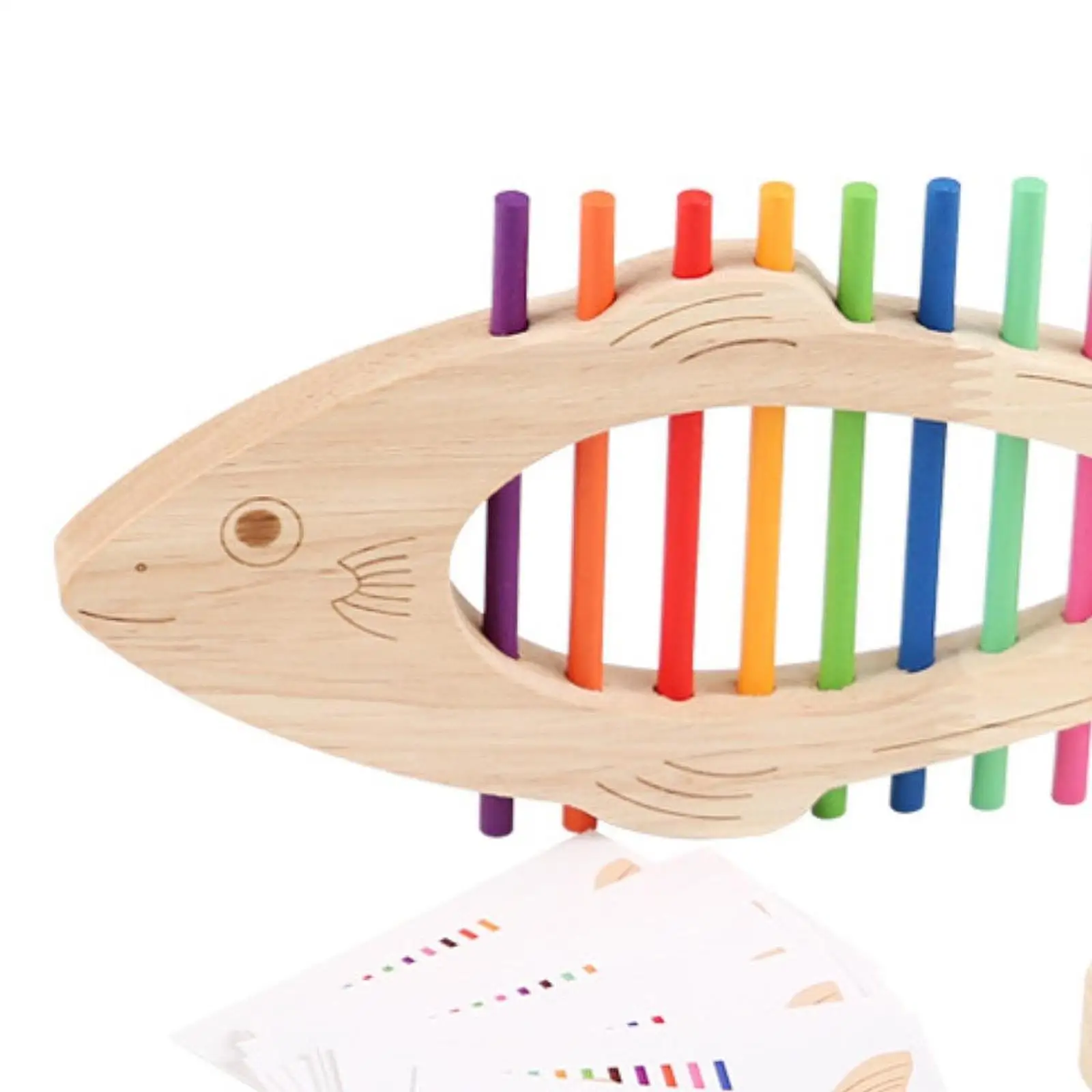 การจับคู่สีสำหรับของเล่นคัดแยกสีการเรียนรู้ไม้สำหรับเด็กก่อนวัยเรียน