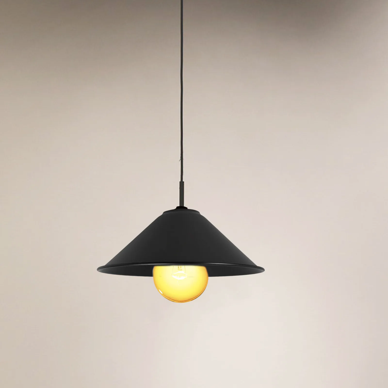 Retro Industrial Iron Lamp Shade Pendant Light Cover DIY Replacement Shade for Ceiling Fixture Table Lamp Wall Sconce Bedroom