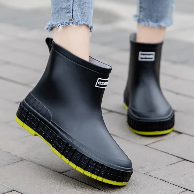 Outdoor Boots for Women Stylish Shoes for Woman New Non-slip Waterproof Lady Work Boots for Fall and Winter Zapatos Para Mujeres