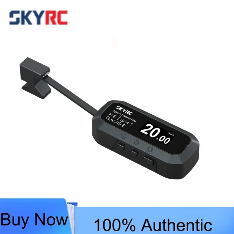 SkyRC Digital Ride Height Gauge 2-38mm Unit Switch 180° Display Setup Tool For 1/8 1/10 1/12 RC Car