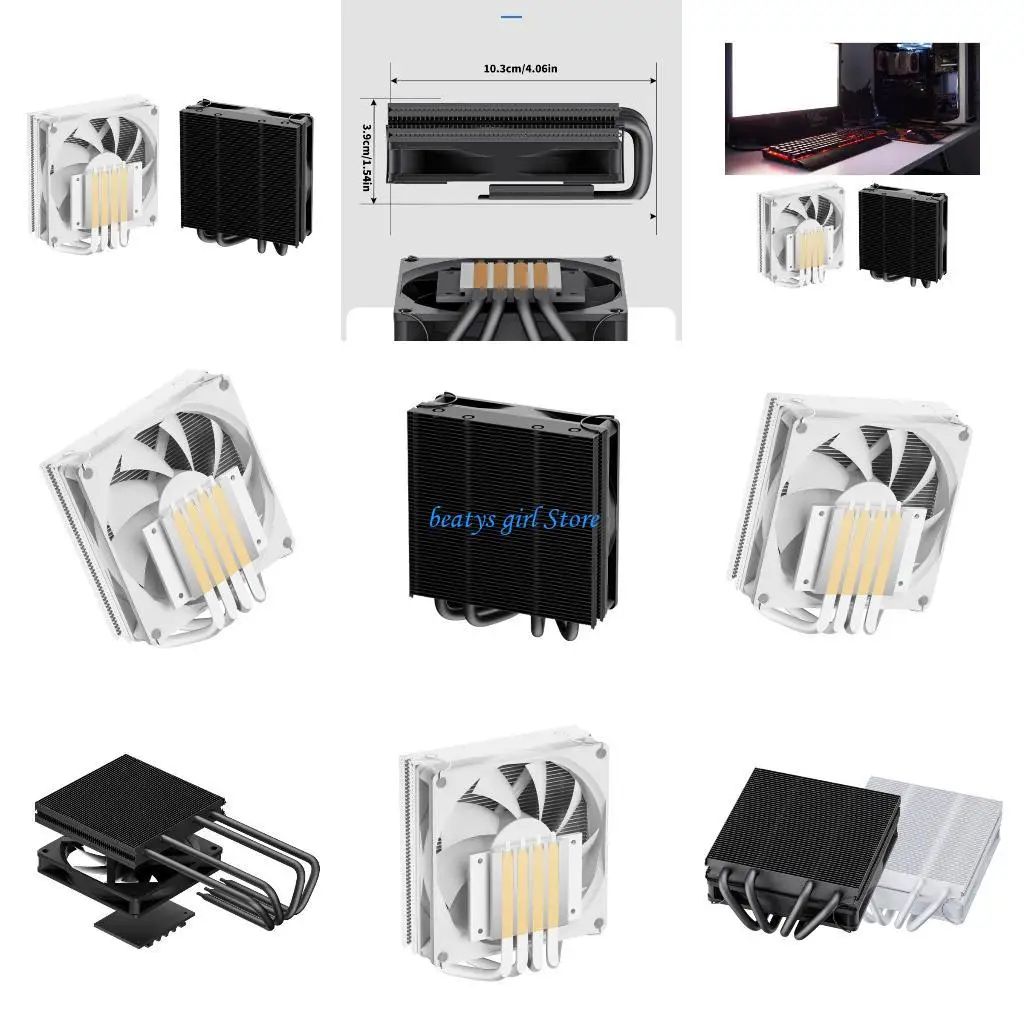 

C7AB 3800RPM CPU Cooling Pressure Air Cooling Radiator Heat Dissipation for 1700