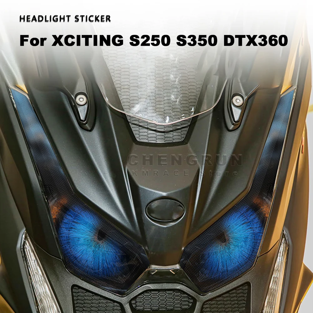 

Guard Motorcycle Headlight Stickers Waterproof For Kymco XCITING S250 S350 DTX360 Motorbike Headlamp Fashion Decals Accessories