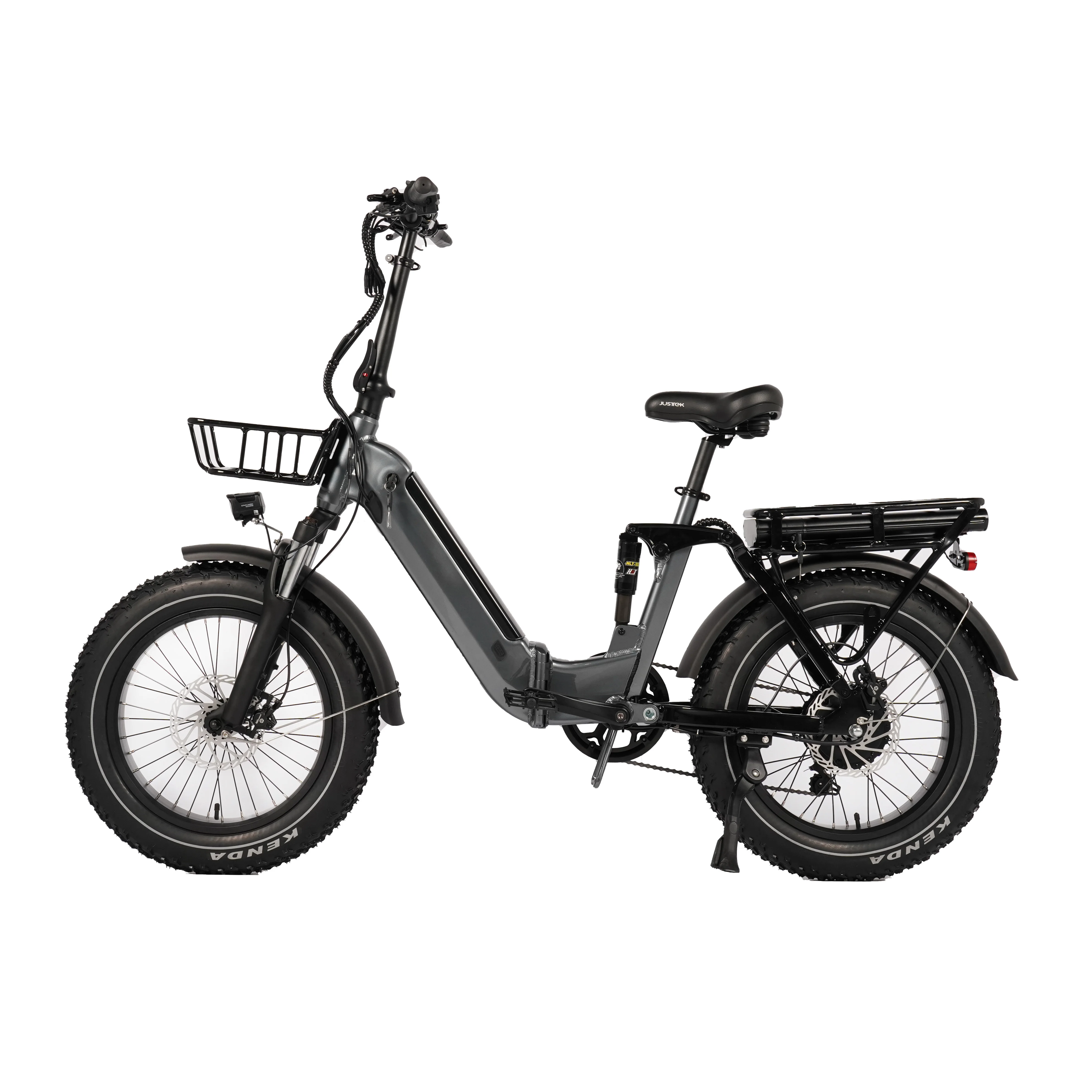 

E-bike 750w Motor Fat Tire Складной электрический велосипед Высокоскоростной электрический велосипед 45 км/ч с двойной батареей 48 В 15 Ач с дальностью действия 100 км