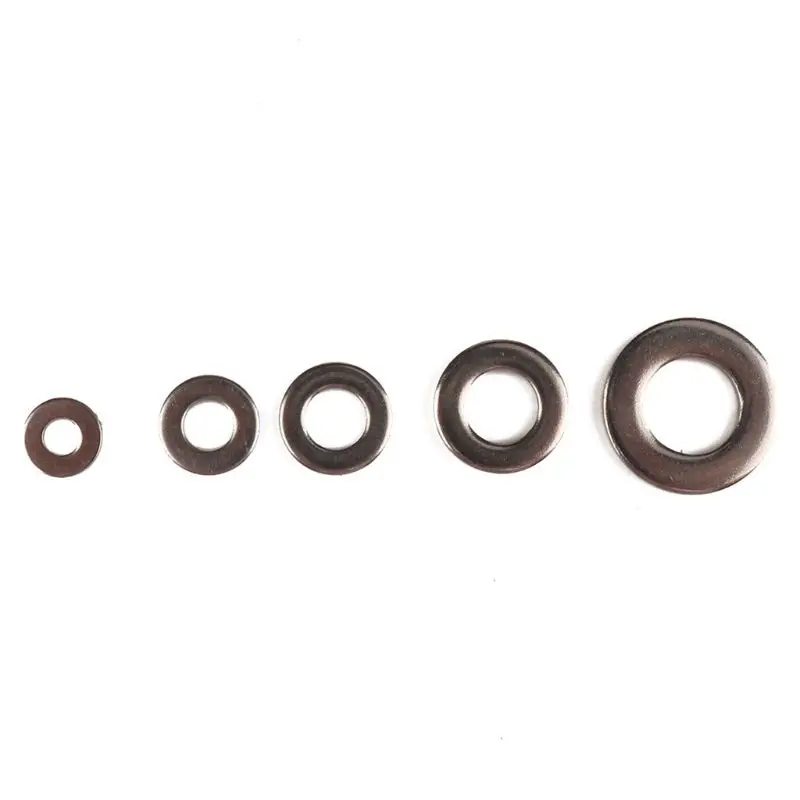 Stainless Steel Large Size Oversize Big Wider Flat Washer Plain Gasket Durable Accessory (Size Included: M6