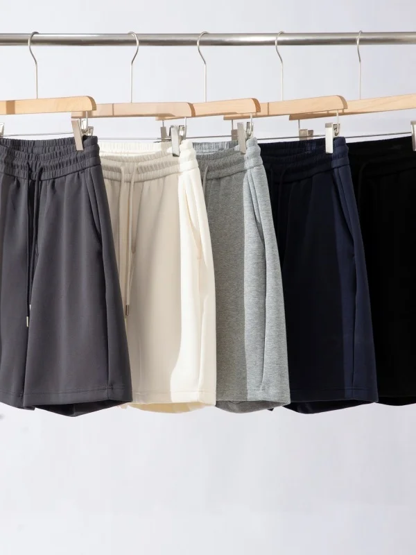 

Мужские летние спортивные шорты American Sle Casual с эластичным поясом, четырехсторонней эластичностью и воздушной прослойкой, модные, прямого кроя, Five-Q