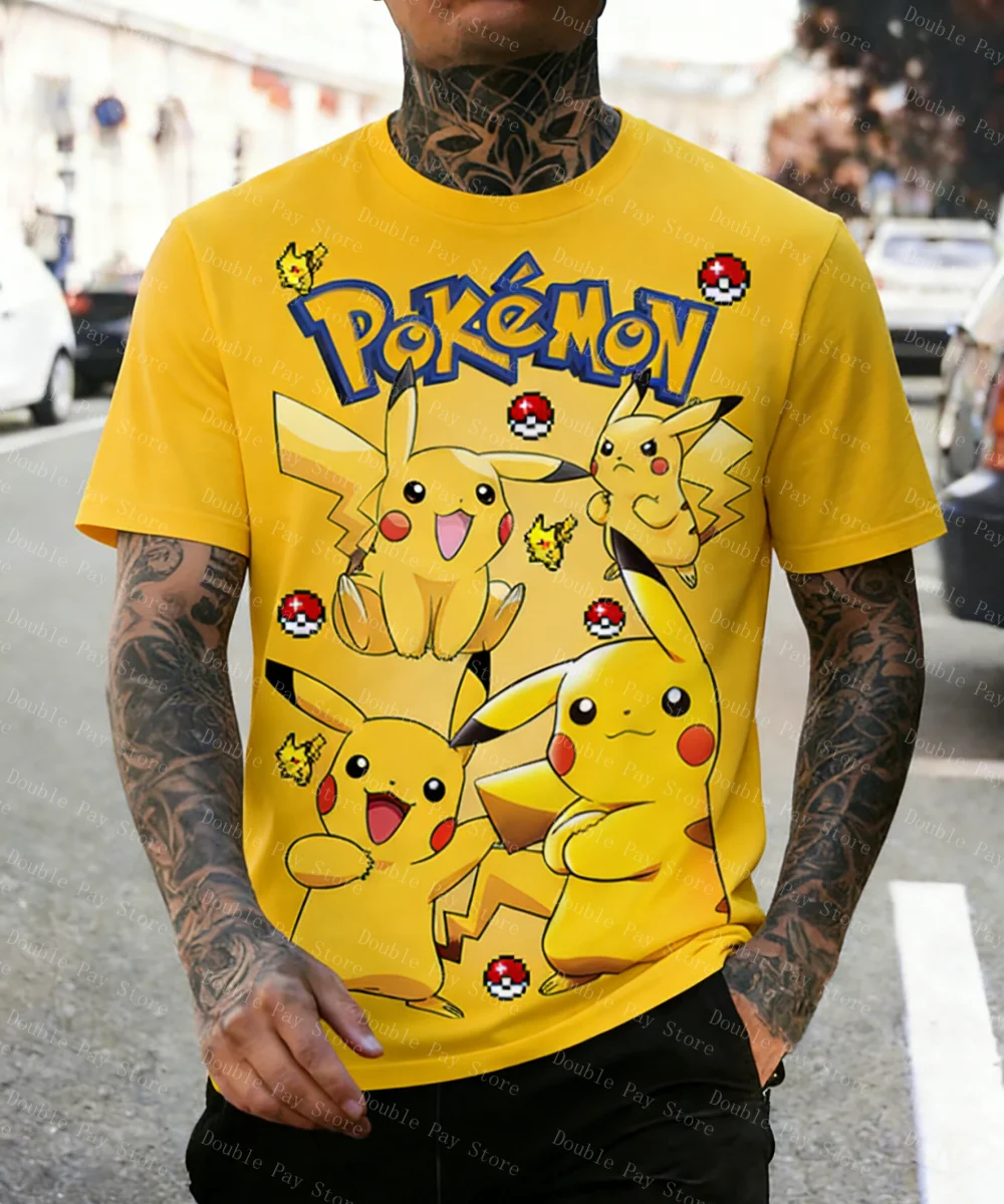 2026-novo-anime-chilren-camisetas-criancas-3d-roupas-do-menino-pokemon-camisas-masculinas-de-manga-curta-roupas-de-viagem-pai