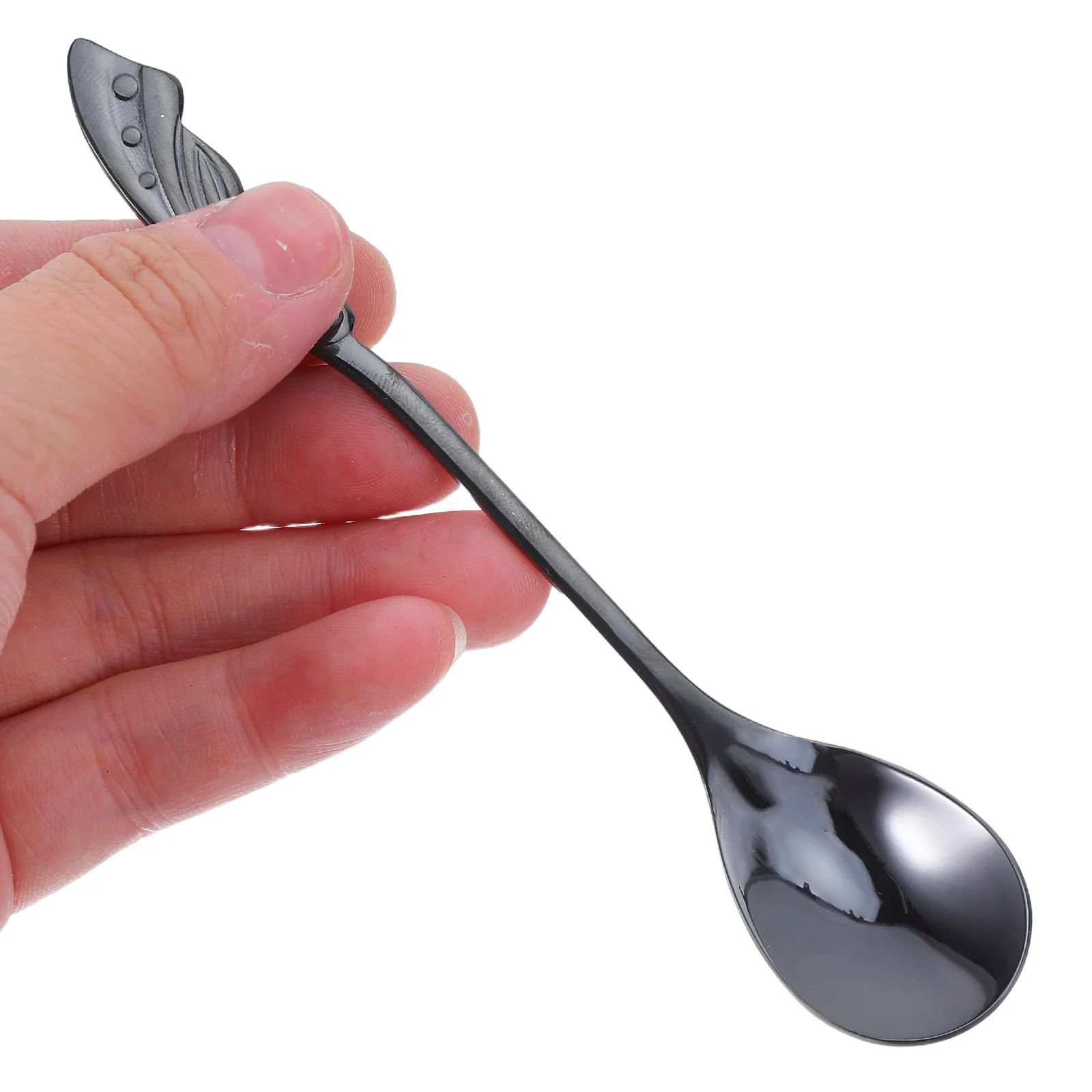 

10pcs Stainless Steel Coffee Spoon 5" Mini Wing Handle For Espresso Tea Dessert Cappuccino Multi-Use Small Flatware Dishwasher