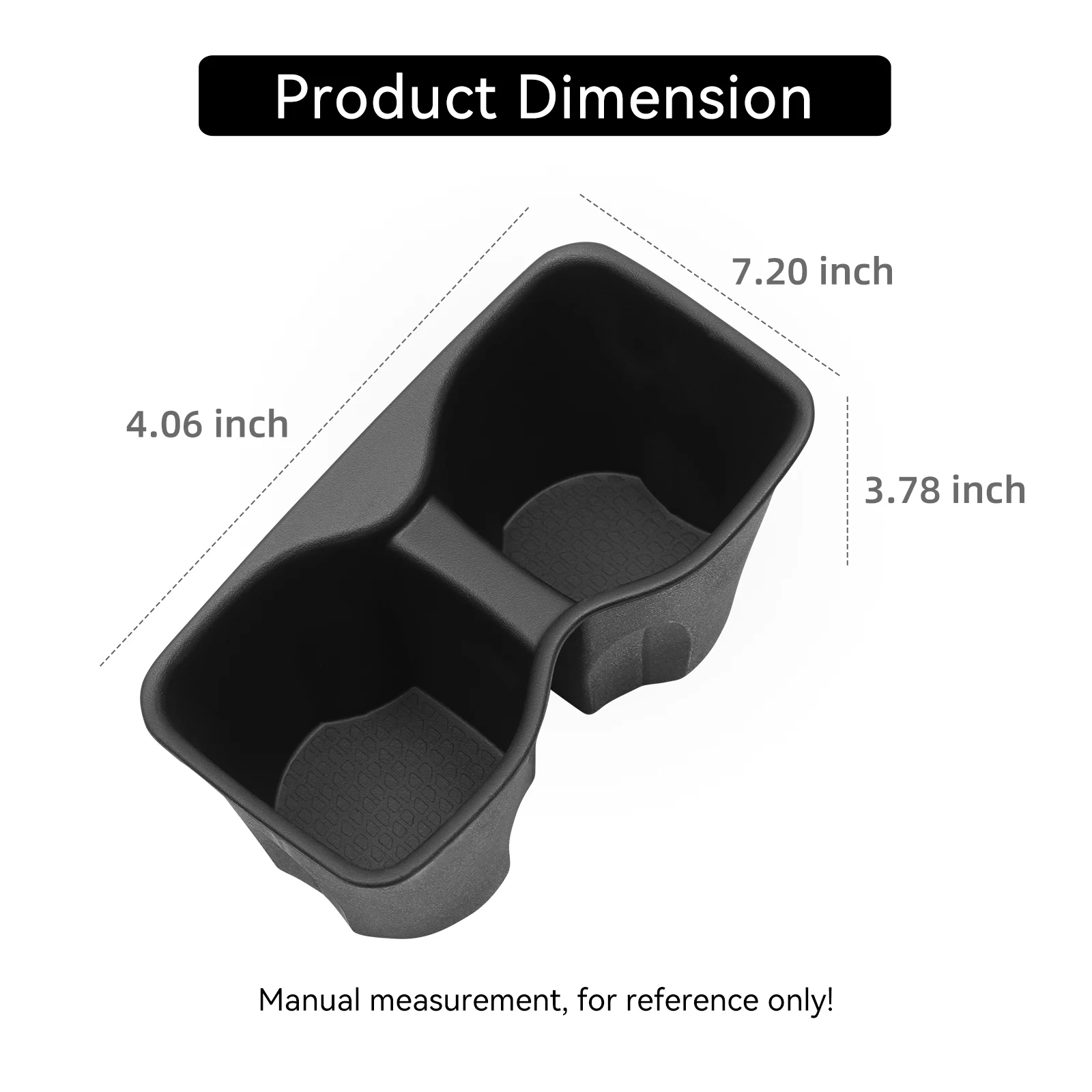 LUCKEASY for BYD Yuan UP/Atto 2 2025 2026 Central Console Water Cup Holder Car Interior Accessories Drinks Holder Storage Case