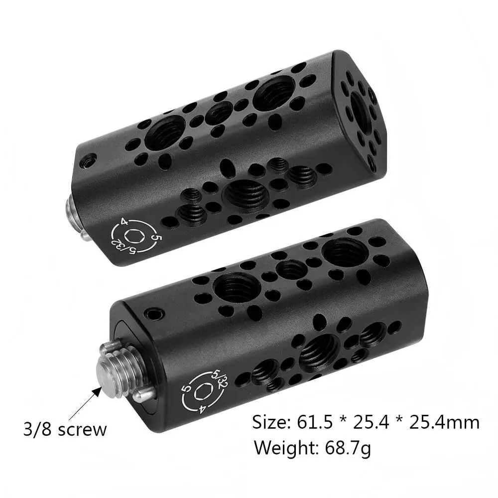 KUANJIE TH-R Universeller Arri-Positionierungs-Top-Griff aus Aluminiumlegierung für Kamerakäfige, Camcorder und Cheese Plates – Detail 7