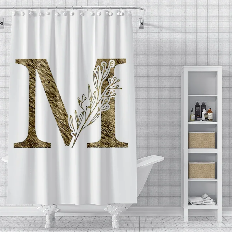 Home decor 26 letter shower curtains for bathroom waterproof fabric bathroom Curtains modern shower curtain 180x200 240x200