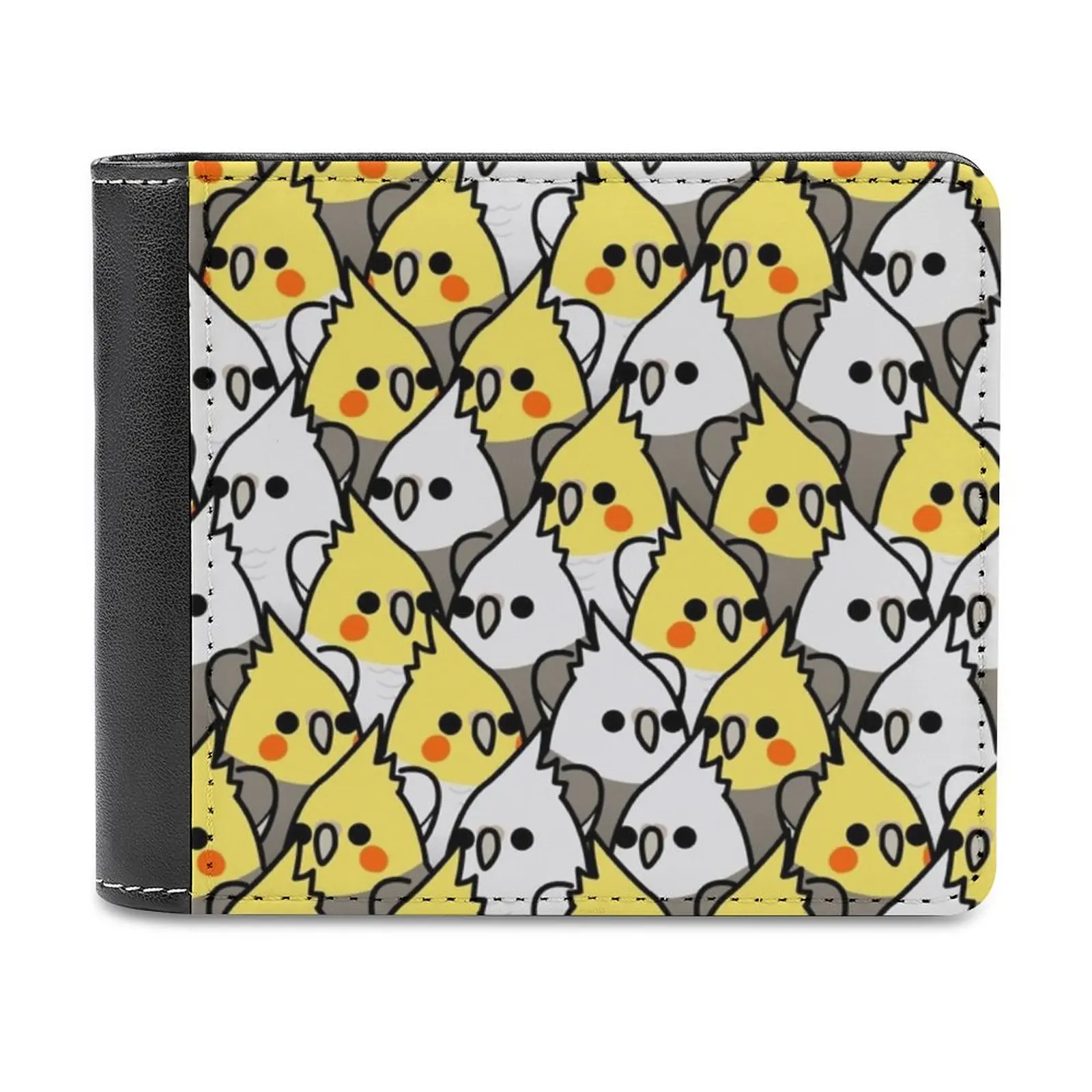

Llama Men's Wallet Leisure Travel Lightweight Portable Wallets Short Style Male Purse Llama Alpaca Animals Animal Cactus Boho