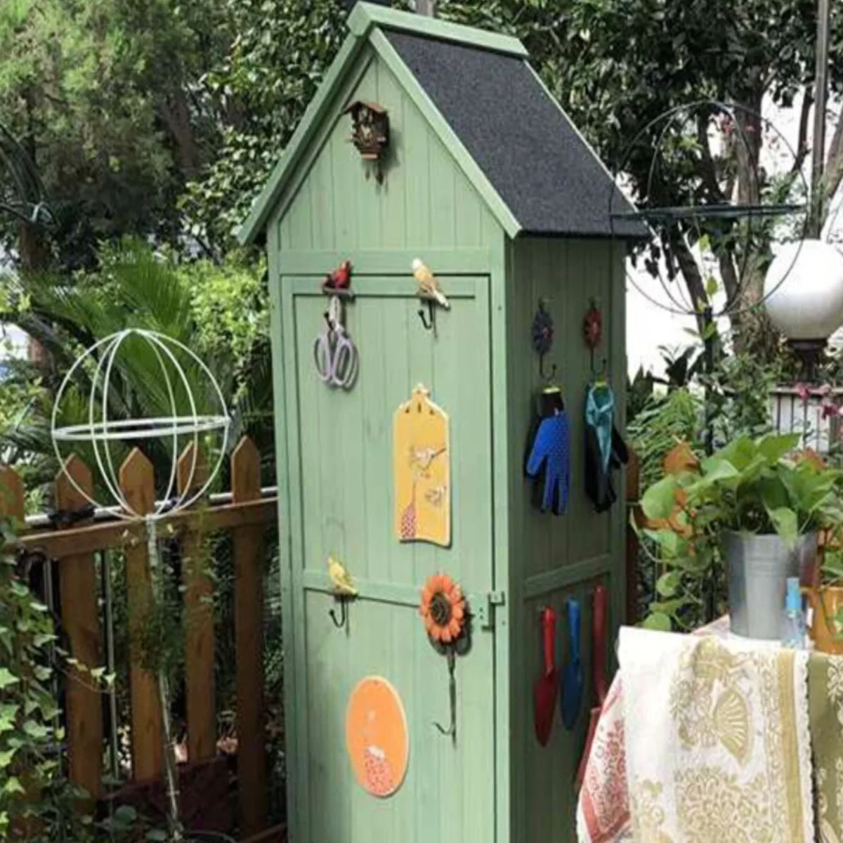 

Outdoor storage cabinet, courtyard activity room, garden, tool box, storage room, outdoor balcony, locker