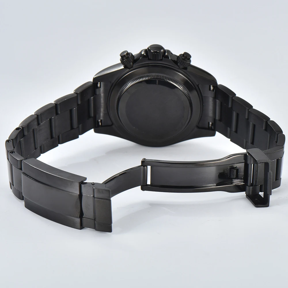 Imagem -05 - Mens Ver Metal Ver Case Fits 20 mm Strap Ver Box Fits Movimento Vk63 Acessórios 39.3 mm