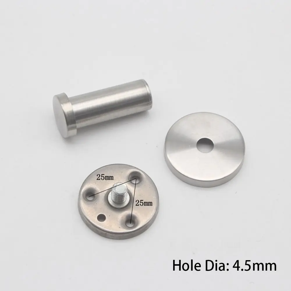 New 1Pcs with Screws Single Clothes Hook Cylindrical Stainless Steel Hat Towel Rack Bathroom Hardware Accessories Silver Black